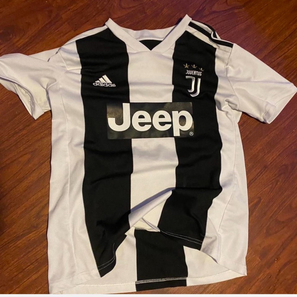 Adidas Juventus Striped Black and White Jersey